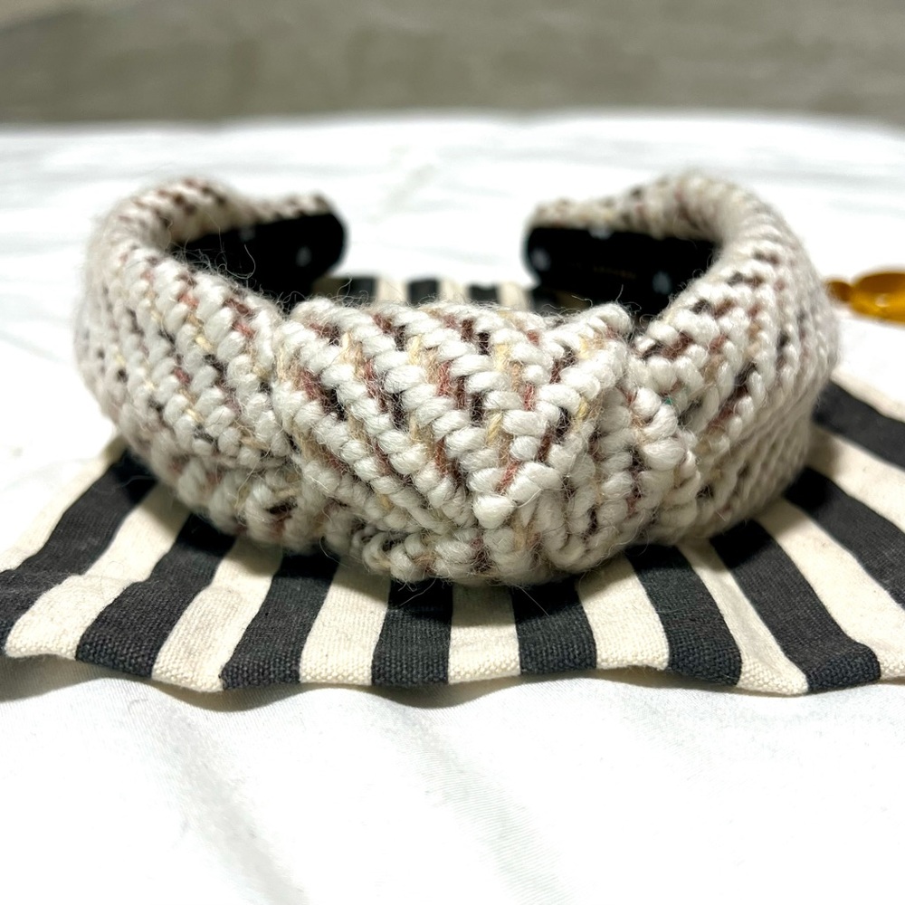 Lele Sadoughi “French Toast” Knitted Knotted Headband